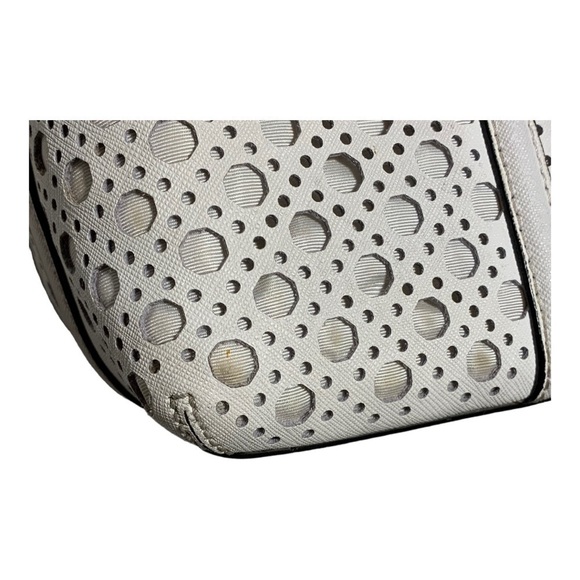 Kate Spade Newbury Lane Caning White Bag - Picture 8 of 16